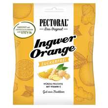 Abbildung: Pectoral Ingwer Orange Bonbons zuckerfrei 60 g, Bonbons PZN 08454841 