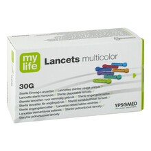 Abbildung: MYLIFE Lancets multicolor 200 St, Lanzetten PZN 08456722 