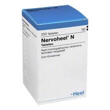 Abbildung: Nervoheel N Tabletten 250 St, Tabletten PZN 08484434 