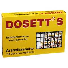 Abbildung: Dosett S Arzneikassette blau 1 St PZN 08484658 