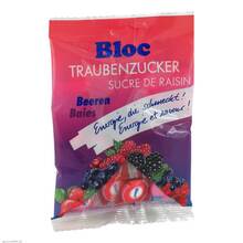 Abbildung: Bloc Traubenzucker Beeren Mischung Beutel  75 g, Bonbons PZN 08489667 