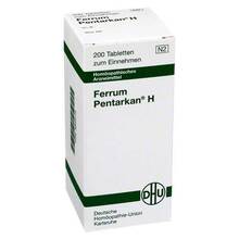 Abbildung: FERRUM PENTARKAN H Tabletten 200 St, Tabletten PZN 08534712 