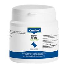 Abbildung: Biotin Forte Tabletten vet. (für Tiere) 100 g, Tabletten PZN 08535031 