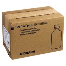 Abbildung: Aqua AD injectabilia Ecoflac Plus Infusionslösung  10X250 ml, Infusionslösung PZN 08609315 
