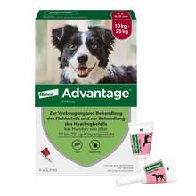 Abbildung: Advantage 250 Lösung für Hunde 10-25 kg 4 St, Lösung PZN 08613328 