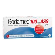 Abbildung: Godamed 100 Tah Tabletten 100 St, Tabletten PZN 08621204 