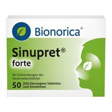 Abbildung: Sinupret forte überzogene Tabletten 50 St, Überzogene Tabletten PZN 08625573 