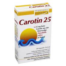 Abbildung: Carotin 25 Feingold Kapseln 40 St, Kapseln PZN 08625805 
