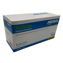 Abbildung: Mullbinden elastisch 6 cmx4 m 100 St, Binden PZN 08698891 