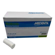 Abbildung: Mullbinden elastisch 8 cmx4 m 100 St, Binden PZN 08698916 