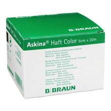 Abbildung: ASKINA Haftbinde Color 6 cmx20 m grün 1 St, Binden PZN 08752923 