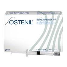 Abbildung: Ostenil 20 mg Fertigspritzen 5X2 ml, Fertigspritzen PZN 08761945 