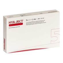 Abbildung: Hya-Ject Fertigspritzen 5 St, Fertigspritzen PZN 08770683 