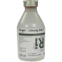 Abbildung: Ringer Lösung Dab 7 Plastik 250 ml, Infusionslösung PZN 08774184 