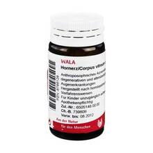 Abbildung: Hornerz / Corpus vitreum comp.Globuli 20 g, Globuli PZN 08786129 
