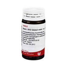 Abbildung: QUARZ D 12 Globuli 20 g, Globuli PZN 08787235 