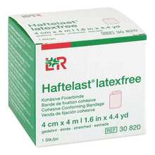 Abbildung: Haftelast Fixierbinde kohäs.latexfrei 4 cmx4 m creme 1 St, Binden PZN 08816385 
