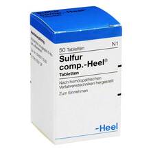 Abbildung: SULFUR COMP.Heel Tabletten 50 St, Tabletten PZN 08818970 