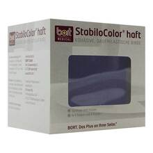 Abbildung: Bort Stabilocolor haft Binde 4 cm blau 1 St, Binden PZN 08829347 
