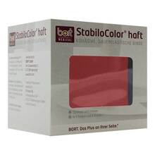 Abbildung: Bort Stabilocolor haft Binde 6 cm rot 1 St, Binden PZN 08829407 