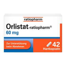 Abbildung: Orlistat-ratiopharm 60 mg Hartkapseln 42 St, Kapseln PZN 08845398 