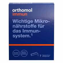 Abbildung: Orthomol Immun Direktgranulat Himbeer / Menthol 7 St, Granulat PZN 08885943 
