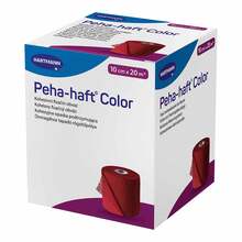 Abbildung: Peha-Haft Color Fixierbinde latexfrei 10 cmx20 m rot 1 St, Binden PZN 08886517 