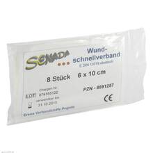 Abbildung: Senada Wundschnellverband 6x10 cm 8 St PZN 08891257 