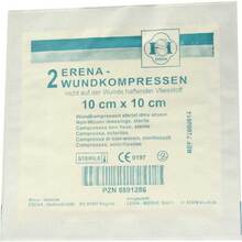 Abbildung: Erena Vlies-Kompressen steril 10x10 cm 2 St PZN 08891286 