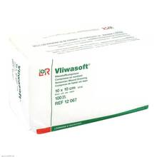 Abbildung: VLIWASOFT Vlieskompressen unsteril 10x10 cm 6l. 100 St, Kompressen PZN 08900938 