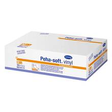 Abbildung: Peha-Soft Vinyl Untersuchungshandschuhe unste.puderfrei M 100 St, Handschuhe PZN 08909483 