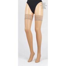 Abbildung: Compressana Calypso 70den Schenkelstrümpfe Größe 4 Spitzenhaftband silk 2 St PZN 08910977 