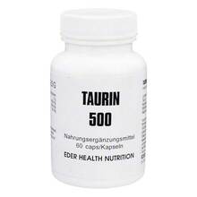 Abbildung: Taurin 500 Kapseln 60 St, Kapseln PZN 08917815 