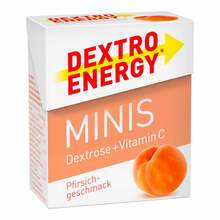 Abbildung: Dextro Energen minis Pfirsich 1 St PZN 08920065 