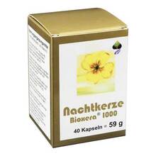 Abbildung: Nachtkerze Bioxera 1000 Kapseln 40 St, Kapseln PZN 08921604 