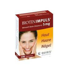 Abbildung: Biotin Impuls 5 mg Tabletten 100 St, Tabletten PZN 08923187 
