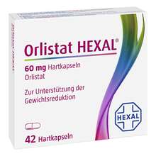 Abbildung: Orlistat Hexal 60 mg Hartkapseln 42 St, Hartkapseln PZN 08951953 