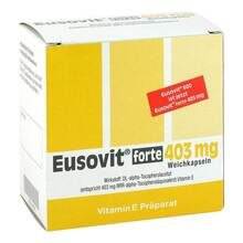 Abbildung: EUSOVIT forte 403 mg Weichkapseln 100 St, Weichkapseln PZN 08998239 