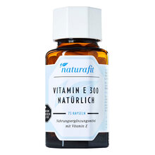 Abbildung: Naturafit Vitamin E 300 natürlich Kapseln 75 St, Kapseln PZN 09062310 