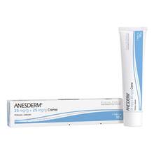 Abbildung: Anesderm 25 mg / g +   25 mg/g Creme 30 g, Creme PZN 09071504 