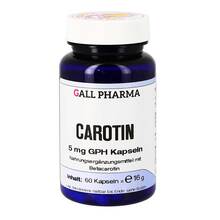Abbildung: CAROTIN 5 mg GPH Kapseln 60 St, Kapseln PZN 09073667 