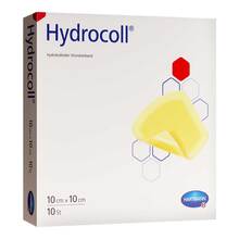 Abbildung: HYDROCOLL Wundverband 10x10 cm 10 St, Kompressen PZN 09177958 