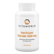 Abbildung: HERICIUM EXTRAKT 500 mg Kapseln 100 St, Kapseln PZN 09202969 
