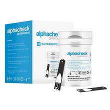 Abbildung: ALPHACHECK professional Blutzuckerteststreifen 50 St, Teststreifen PZN 09208529 