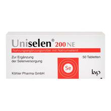 Abbildung: Uniselen 200 NE Tabletten 50 St, Tabletten PZN 09213223 