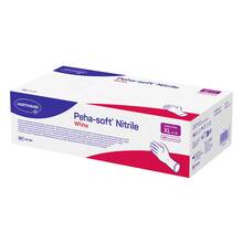 Abbildung: Peha-Soft nitrile white Untersuchungshandschuhe unsteril pf XL 180 St, Handschuhe PZN 09213766 