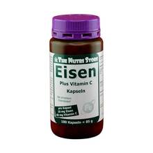 Abbildung: Eisen 10 mg + Vitamin C 60 mg Kapseln 180 St, Kapseln PZN 09222073 