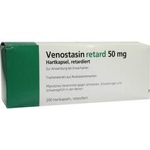 Abbildung: Venostasin retard 50 mg Hartkapsel retardiert 200 St, Retard-Kapseln PZN 09235839 