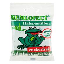 Abbildung: Remlofect Halspastillen zuckerfrei eukalypt.frisch 50 g, Pastillen PZN 09285257 