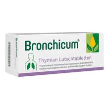 Abbildung: Bronchicum Thymian Lutschtabletten 50 St, Lutschtabletten PZN 09287871 